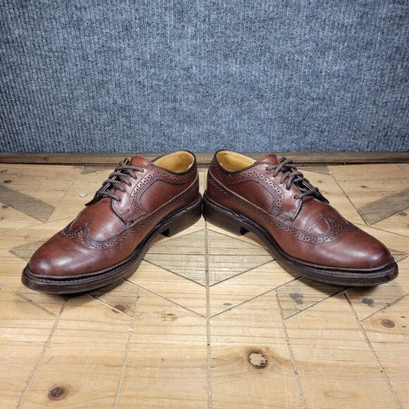 Mens Frye Brown Leather Soles Lace-Up Oxford Shoes US Men’s Size 8B Signature - Picture 5 of 12